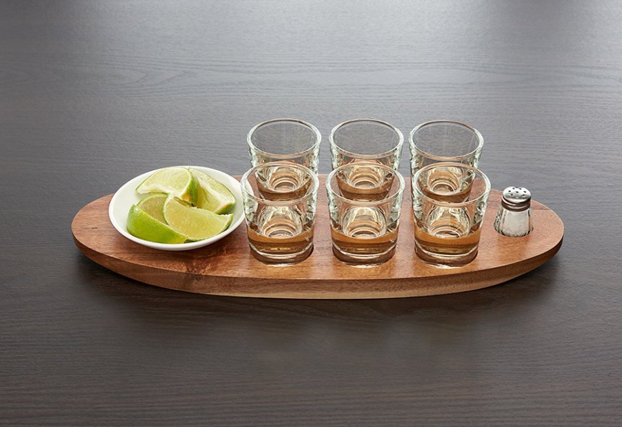 Man Cave Picnic Time, Inc. | Deluxe Shot Glass Tray Set