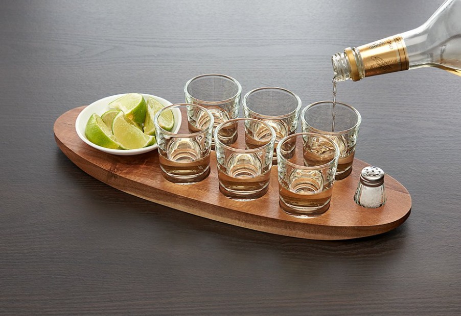 Man Cave Picnic Time, Inc. | Deluxe Shot Glass Tray Set