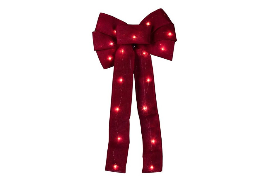 Home LCM Direct | 18" Cordless Light-Up Holiday Ribbon