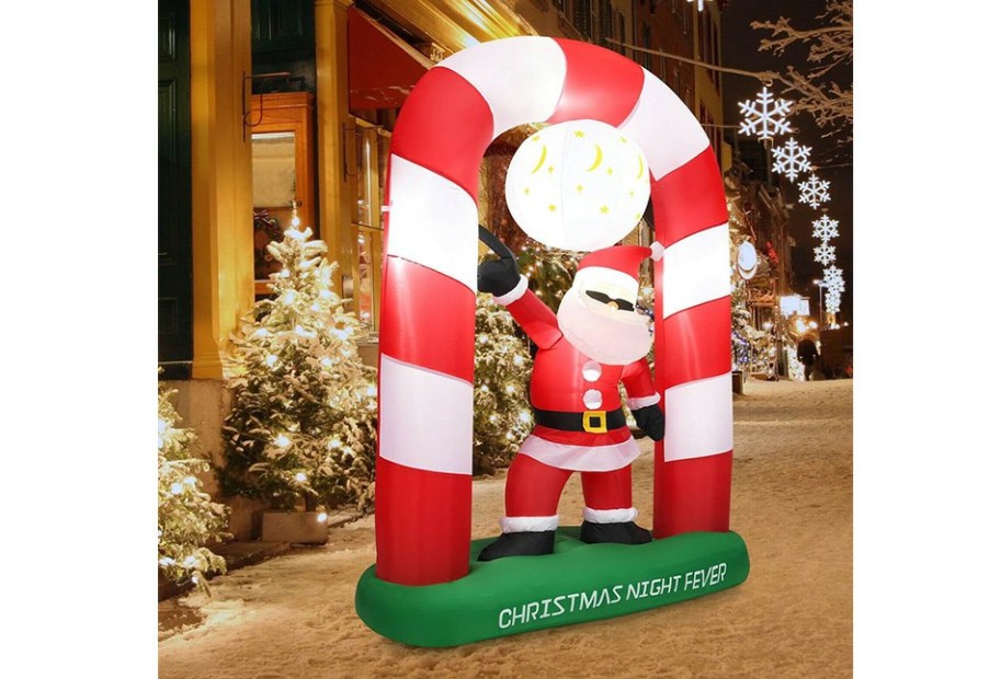 Outdoor Living GoPlus (Costway) | 7-Ft. Inflatable Disco Santa