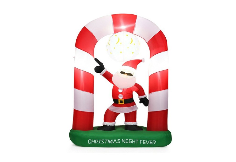 Outdoor Living GoPlus (Costway) | 7-Ft. Inflatable Disco Santa