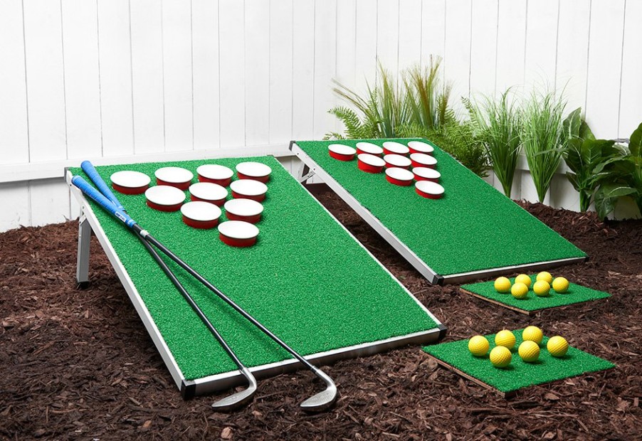 Man Cave Sharper Image | Backyard Pong Golf By Sharper Image