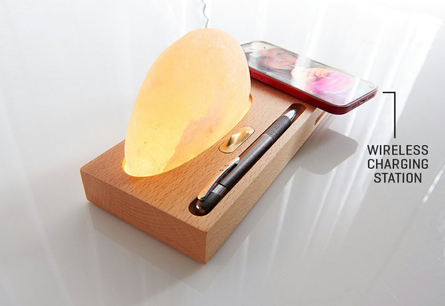 Gadgets Action Products Worldwide | Himalayan Salt Wireless Charger