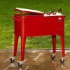 Kitchen & Entertaining GoPlus (Costway) | Retro Patio Cooler Cart