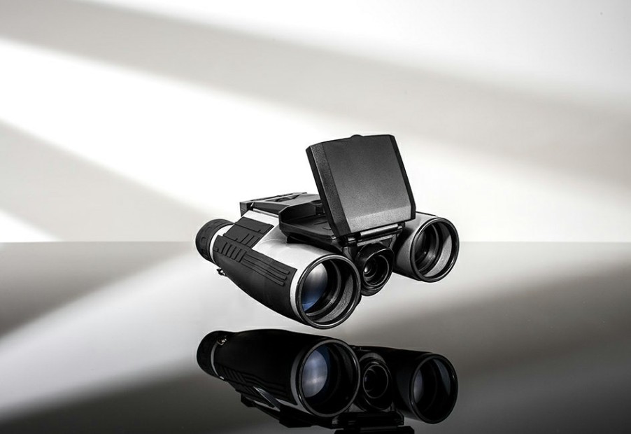 Gadgets Sharper Image | 12X Zoom Digital Camera Binoculars By Sharper Image