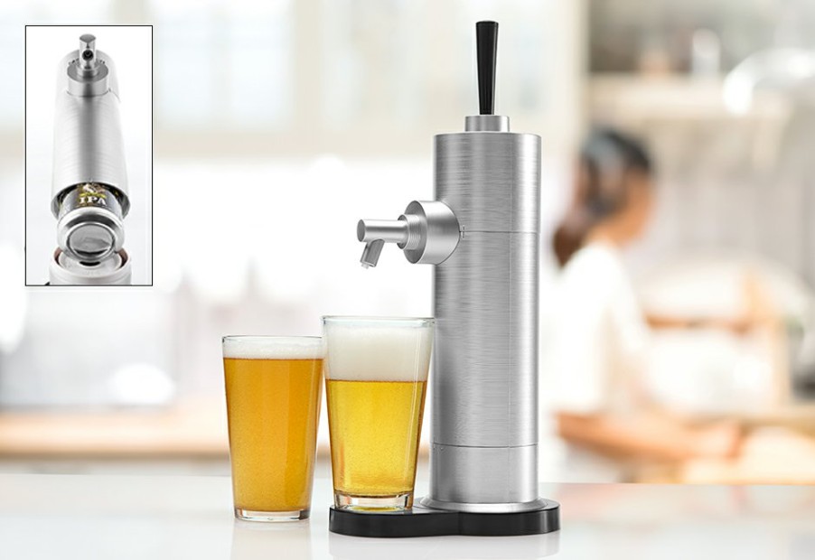 Man Cave Sharper Image | Canned Beer Draft System By Sharper Image