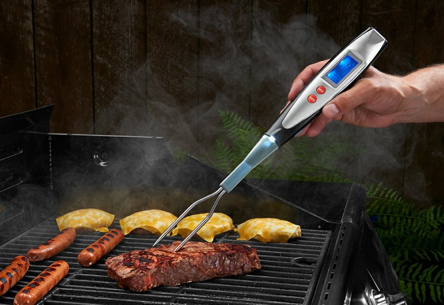 Kitchen & Entertaining Sharper Image | Digital Bbq Fork By Sharper Image