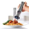 Kitchen & Entertaining Sharper Image | Illuminating Electric Salt And Pepper Mill Set By Sharper Image