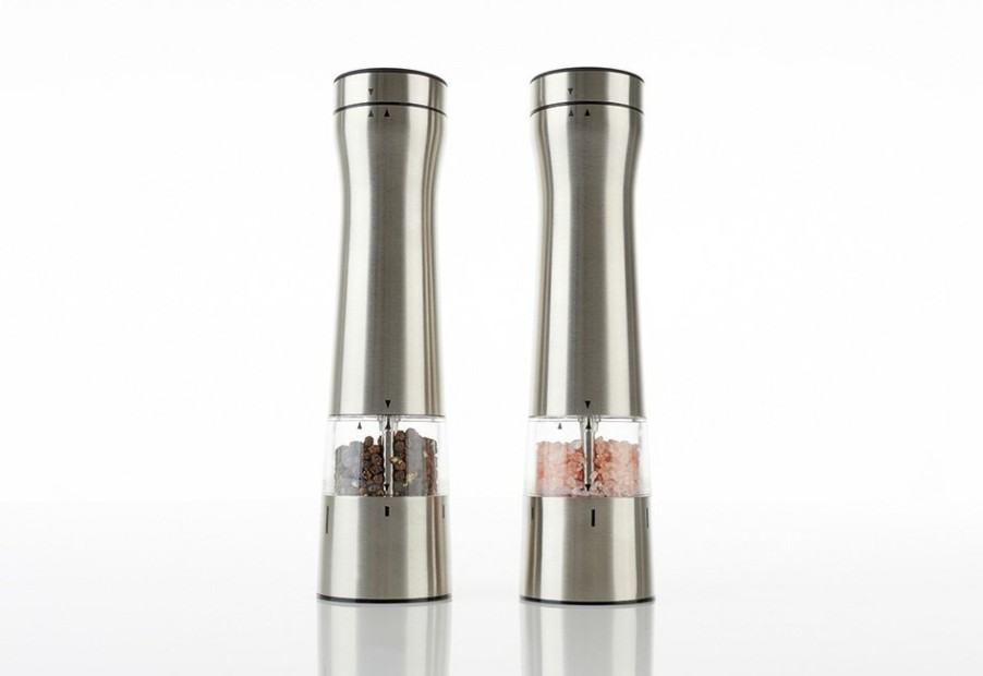 Kitchen & Entertaining Sharper Image | Illuminating Electric Salt And Pepper Mill Set By Sharper Image