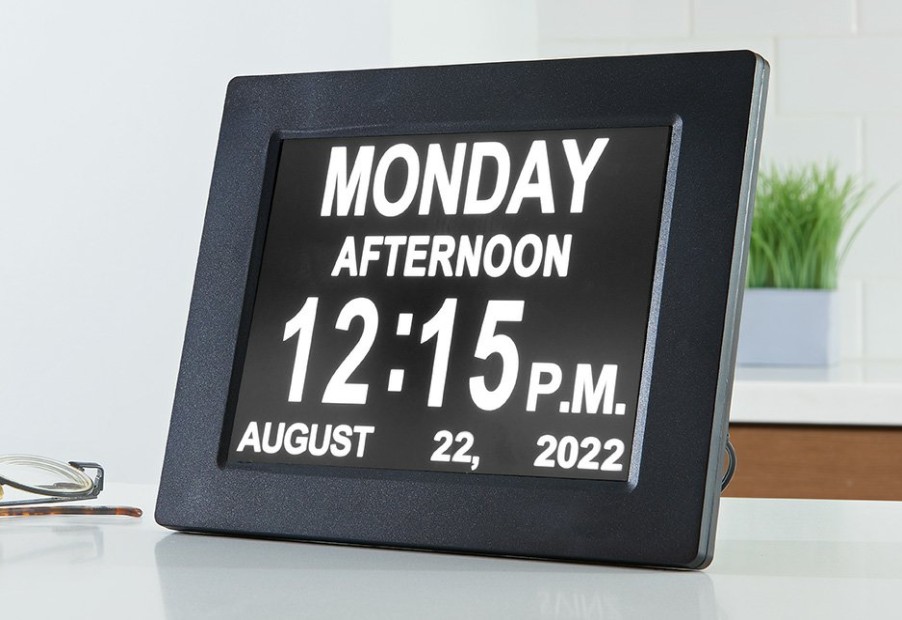 Corporate Gifts Sharper Image | Easy To Read Digital Clock By Sharper Image