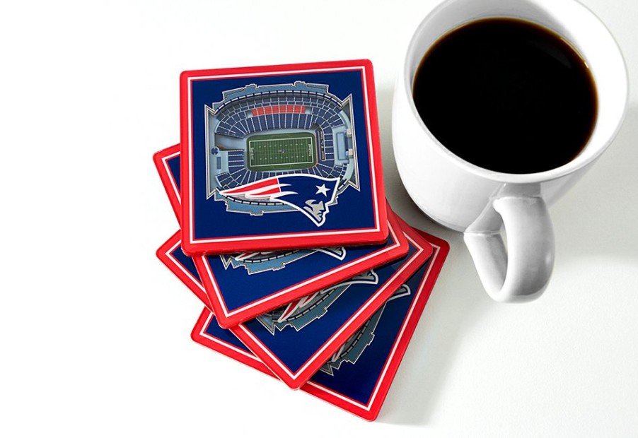 Sports Fanatics iDNA Series, LLC | Nfl 3D Stadium Coasters (Set Of 4)