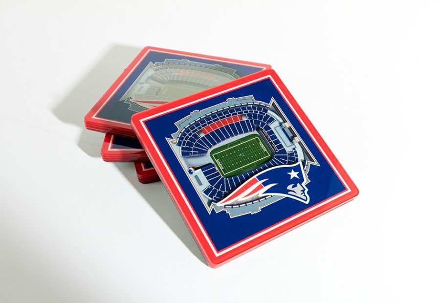 Sports Fanatics iDNA Series, LLC | Nfl 3D Stadium Coasters (Set Of 4)