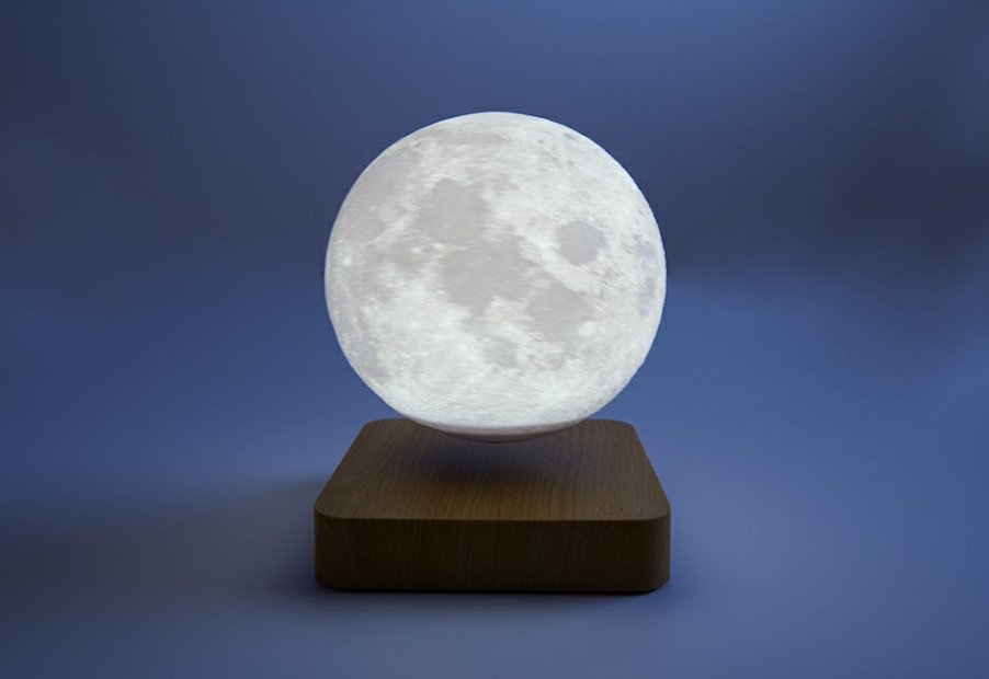 Man Cave Sharper Image | Levitating Moon Lamp By Sharper Image