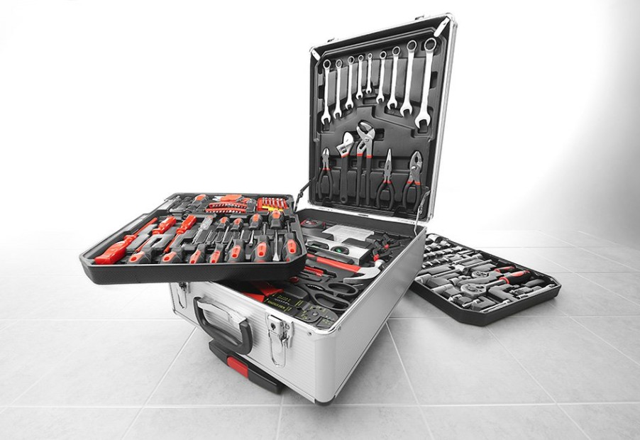 Man Cave Sharper Image | 186-Piece Vanadium Tool Set By Sharper Image