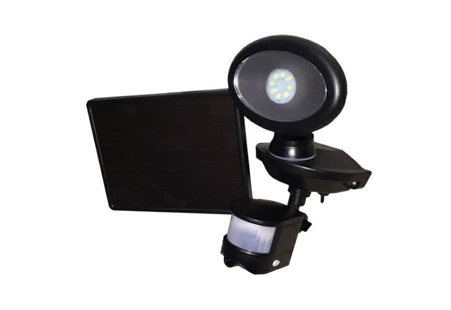 Outdoor Living Maxsa Innovations | Solar Security Video Camera And Floodlight