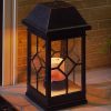 Outdoor Living Smart Solar Inc. | 22" Solar Powered Candle Lantern