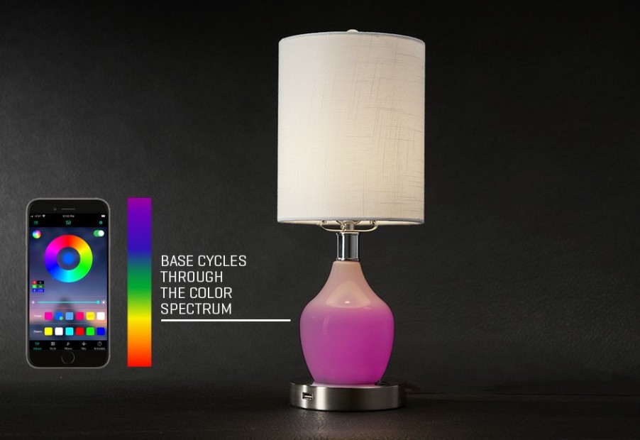 Man Cave inPOWERED Lights, LLC | Color Changing Table Lamp