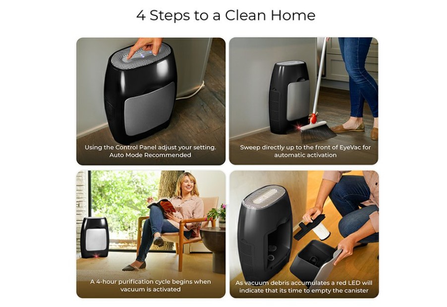 Home Eyevac LLC | Air Purifying Touchless Vacuum