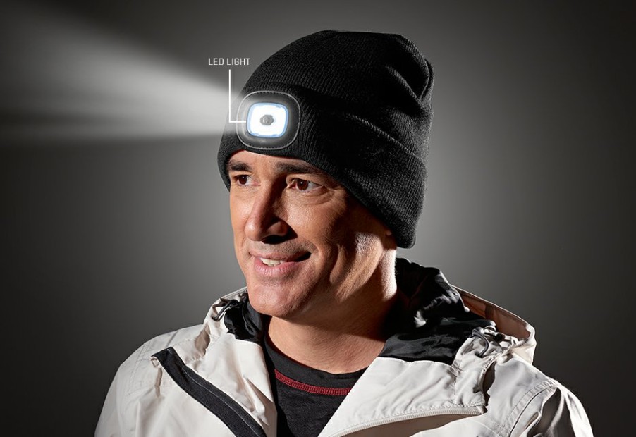 Corporate Gifts Sharper Image | Led Light Up Beanie By Sharper Image