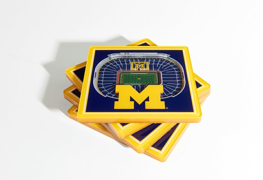 Sports Fanatics iDNA Series, LLC | Ncaa 3D Stadium Coasters (Set Of 4)