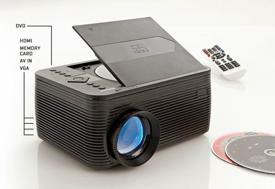 Man Cave Naxa Electronics | Home Theater Projector With Dvd Player