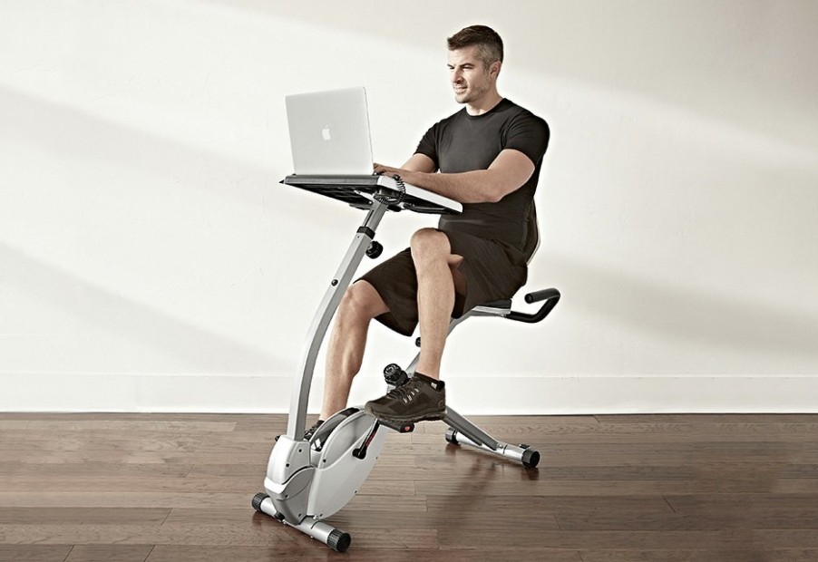 Fitness Stamina Products, Inc. | Laptop Workout Desk And Recumbent Bike