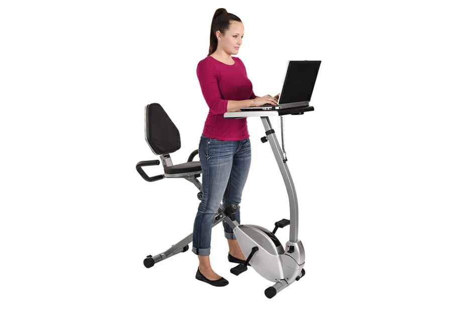 Fitness Stamina Products, Inc. | Laptop Workout Desk And Recumbent Bike