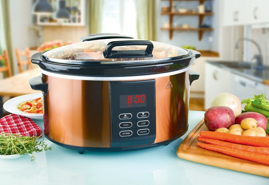 Kitchen & Entertaining Euro-Cuisine, Inc | 6-Quart Electric Slow Cooker