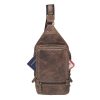 Travel & Auto Kingport Industries, LLC | Buffalo Leather Sling Backpack