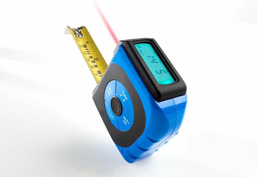 Gadgets Sharper Image | 2-In-1 Digital Laser Tape Measure By Sharper Image