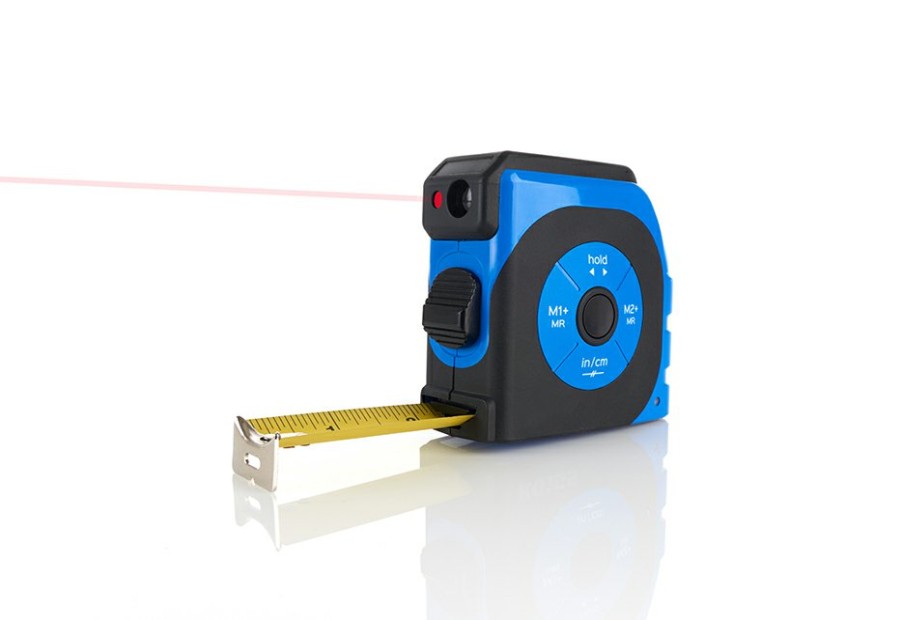 Gadgets Sharper Image | 2-In-1 Digital Laser Tape Measure By Sharper Image