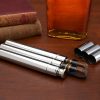 Man Cave Bey-Berk International Inc | Double Cigar Holder And Flask