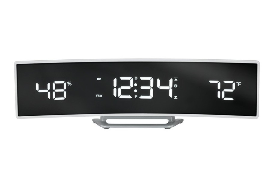 Man Cave LaCrosse Technology, Ltd. | Executive Curved Led Clock