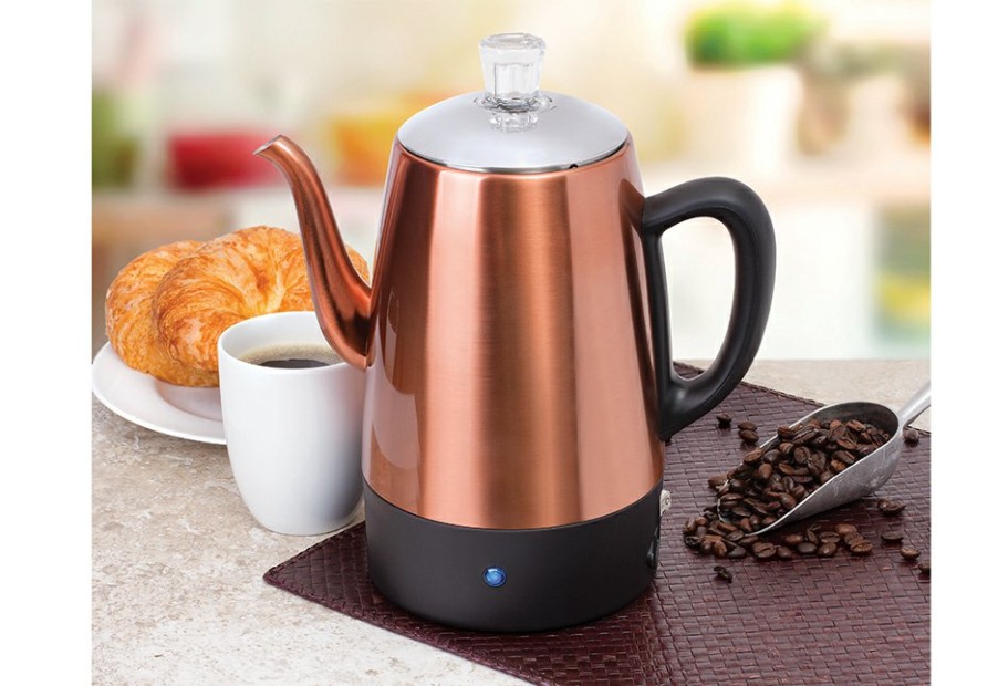 Kitchen & Entertaining Euro-Cuisine, Inc | 8-Cup Coffee Percolator