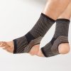 Travel & Auto Sharper Image | Copper Infused Compression Ankle Braces By Sharper Image (Set Of 2)