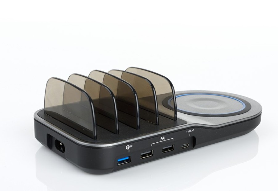 Gadgets Sharper Image | 2-In-1 Usb Charging Station By Sharper Image