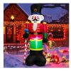 Outdoor Living Costway | 8-Ft. Inflatable Nutcracker Soldier