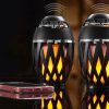 Man Cave Sharper Image | Tiki Torch Outdoor Bluetooth Speakers By Sharper Image (Set Of 2)