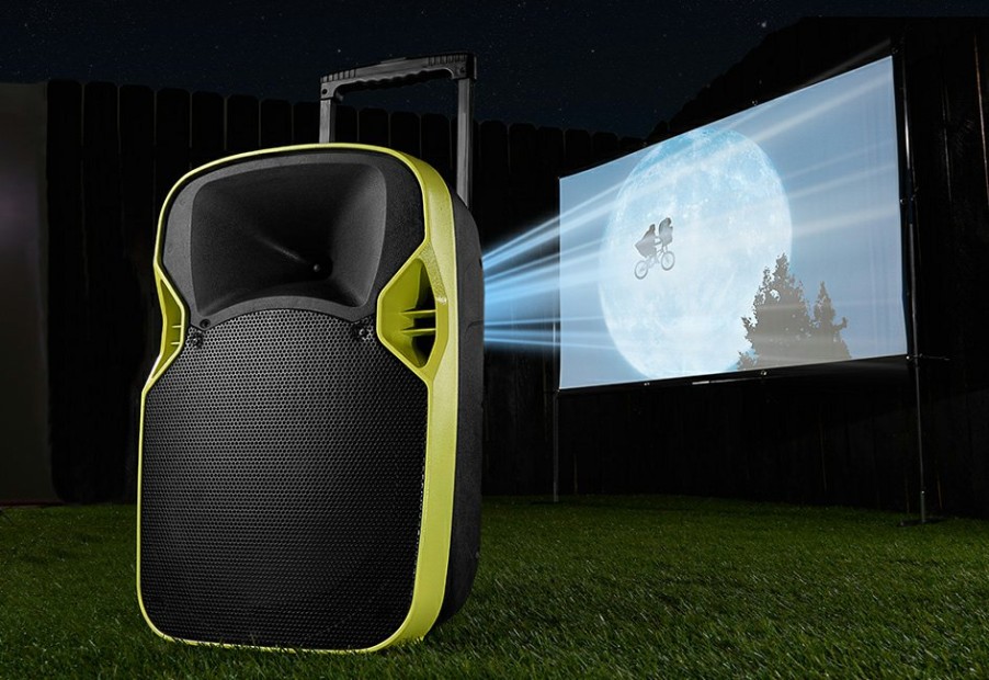 Man Cave Sharper Image | Portable Drive-In Movie Theater By Sharper Image