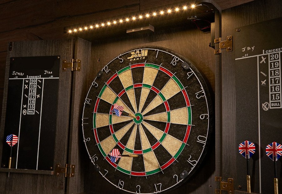 Man Cave Escalade Sports | Led Dart Board Cabinet