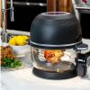 Kitchen & Entertaining The Future Products, Inc. | Self-Cleaning Glass Bowl Air Fryer