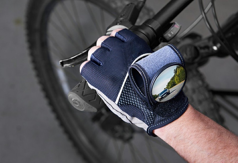 Outdoor Living Sharper Image | Rearview Mirror Cycling Gloves By Sharper Image