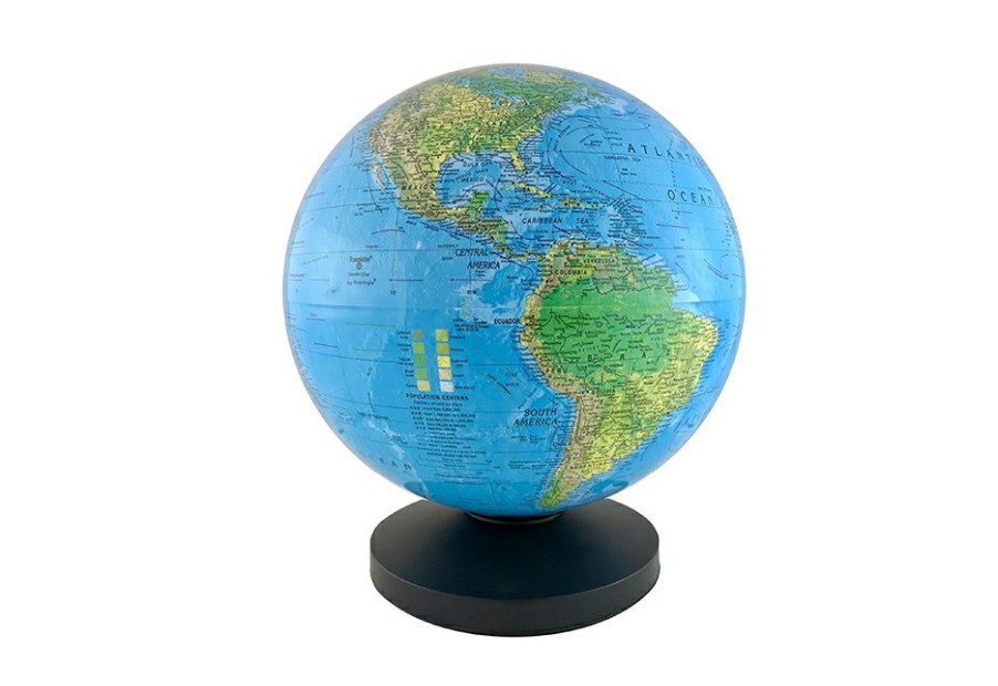 Man Cave Replogle Globes Partners, LLC. | Self-Rotating Illuminating Globe