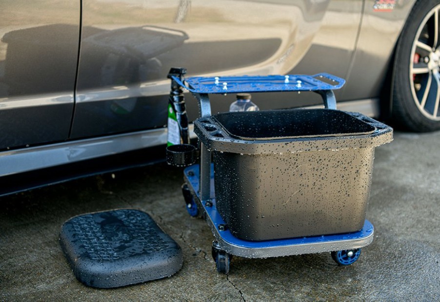 Travel & Auto Delk Products, Inc. | Rolling Car Wash Stool