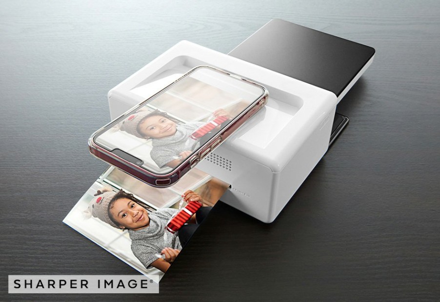 Man Cave Sharper Image | Smartphone Photo Printer By Sharper Image