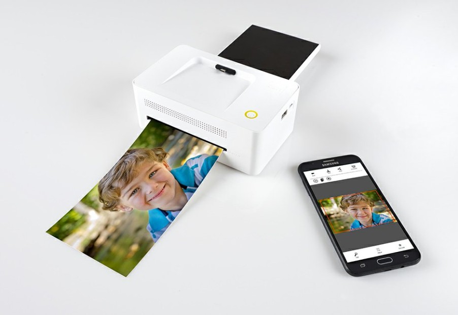 Man Cave Sharper Image | Smartphone Photo Printer By Sharper Image