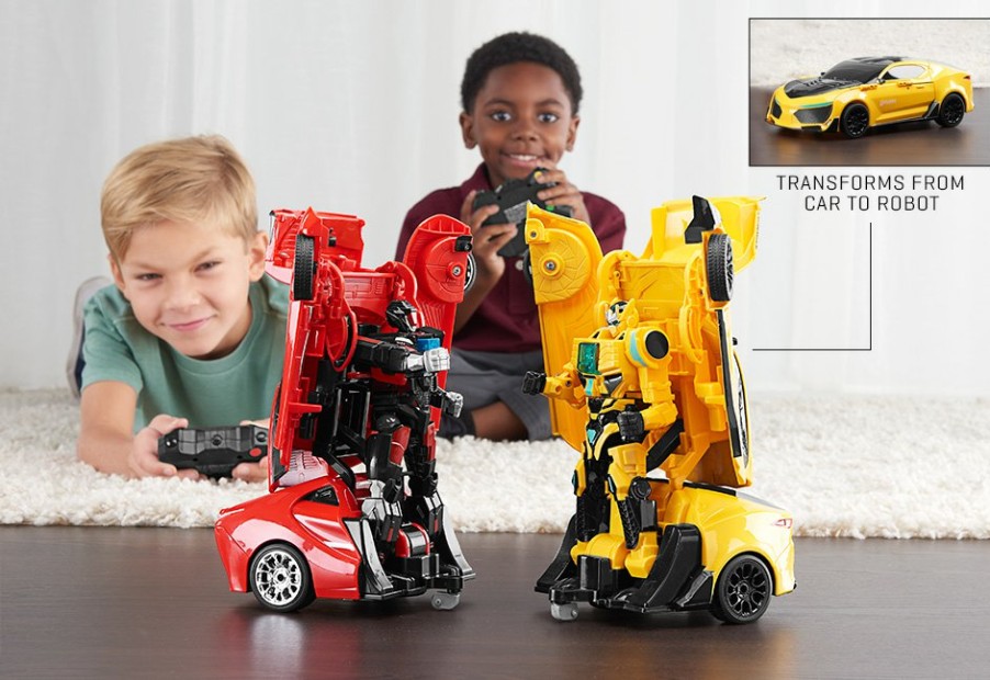 Toys & Games Odyssey Toys | Transforming Rc Battle Bots (Set Of 2)