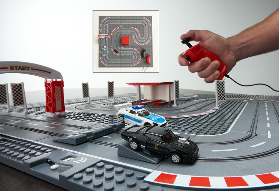 Man Cave Jupiter Creations Inc | Micro Slot Car Racing Set