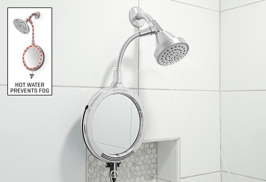 Corporate Gifts Sharper Image | Heated Fog-Free Shower Mirror By Sharper Image