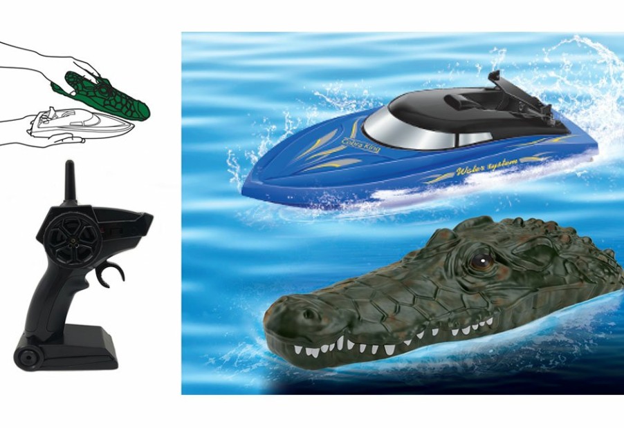 Gadgets Jupiter Creations Inc | 2-In-1 Rc Croc Boat